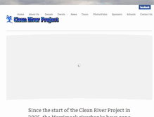 Tablet Screenshot of cleanriverproject.org